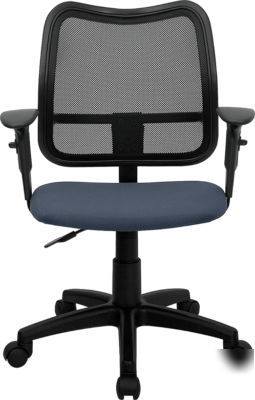 Mesh fabric task chair ergonomic computer desk swivel 