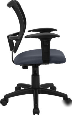 Mesh fabric task chair ergonomic computer desk swivel 