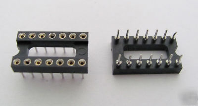 New 50 pcs 14 pin dip ic socket adapter 14PIN
