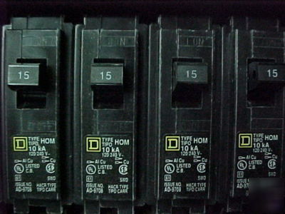15A circuit breaker HOM115CP (box 10)