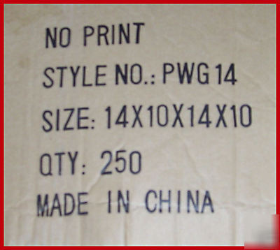 350 - 14X10 paper bags handle white PWG14 multi purpose