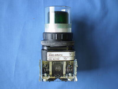 Ab 800H-QRA24G 800HQRA24G illum. green push button 