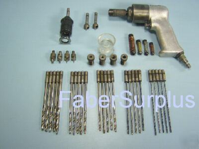 Aviation 3000 rpm sheetmetal drilling kit 42 piece
