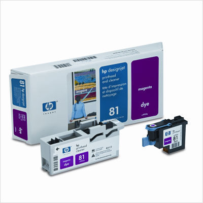 C4952A (HP81) printhead and cleaner, magenta