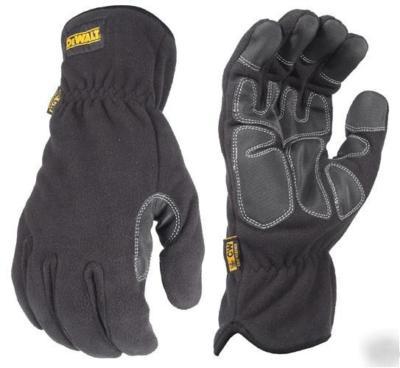 Dewalt work gloves fleece mild cold weather DPG740 sm