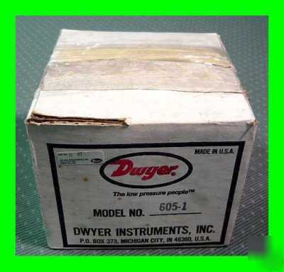 Dwyer magnehelic 605-1 indicating transmitter gauge