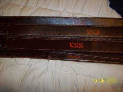 1 don hume duty belt with buckle lightly used 