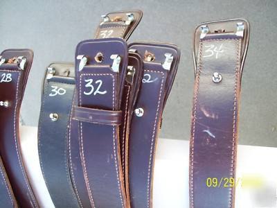 1 don hume duty belt with buckle lightly used 