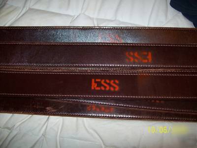 1 don hume duty belt with buckle lightly used 