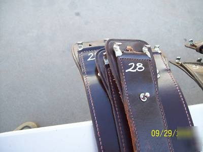 1 don hume duty belt with buckle lightly used 