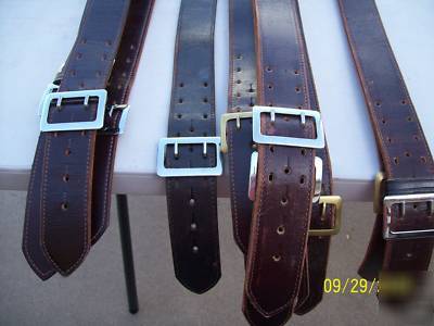 1 don hume duty belt with buckle lightly used 