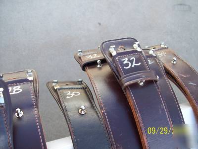 1 don hume duty belt with buckle lightly used 
