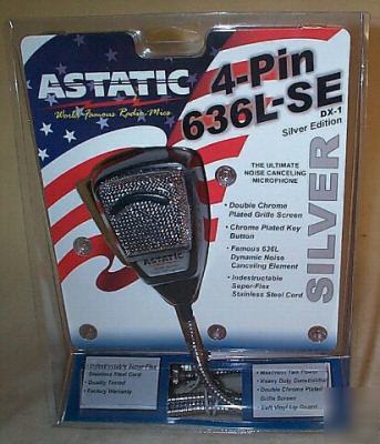 636L silver edition hand microphone