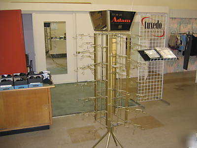 Adam brand hat display from the 60's - very sturdy