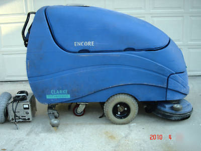 Clarke encore L28 automatic walk behind floor scrubber