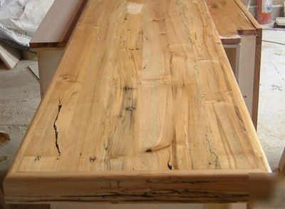 Countertop from reclaimed lumber