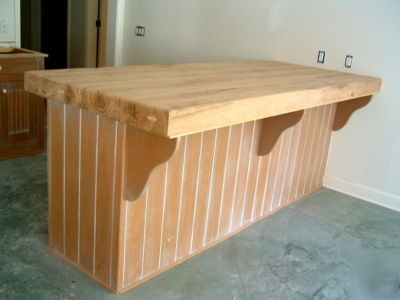 Countertop from reclaimed lumber