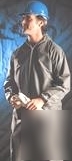 Disposable coverall overall hood grey xl ghostbusters