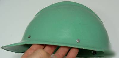 Green bullard fiberglass 502 hard hat