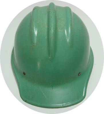 Green bullard fiberglass 502 hard hat