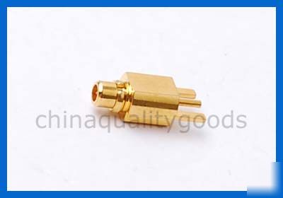 50 pcs rf mmcx male pcb connector straight goldplated 