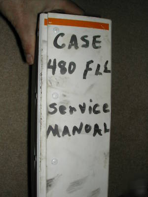 Case 480F 480 f tractor loader backhoe service manual