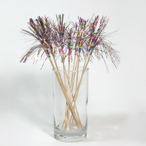 Cocktail palms fireworks glitter sticks bar equipment