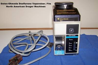Datex-ohmeda desflurane anesthesia vaporizer for drager