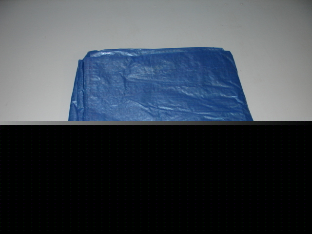 Heavy 3+oz 12'X16' blue tarp reinforced gromits