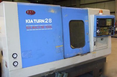 Kia turn KT28 cnc turning center 1997