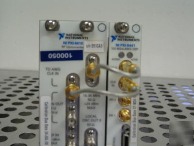 National instruments upconverter & waveform generator 