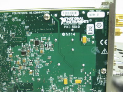 National instruments upconverter & waveform generator 