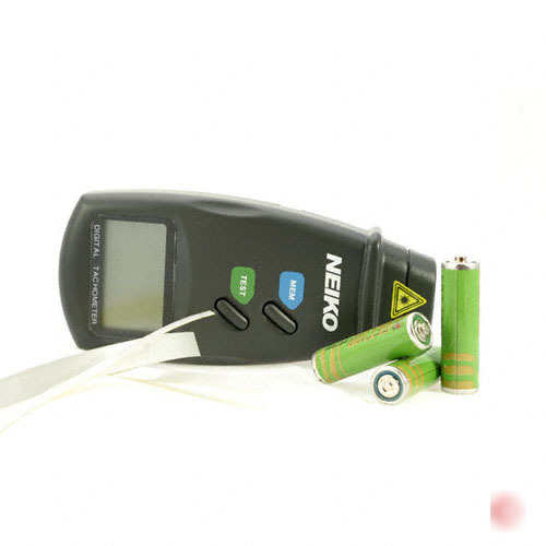 Neiko digital laser photo tachometer rpm measurement