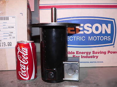 New 1/6 hp dc electric motor 180 volt tenv, 5/8