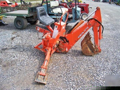Nice kubota 4672 backhoe attachment - compact tractors