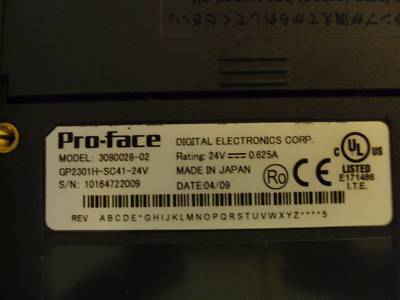 Proface GP2301H operator interface and software package