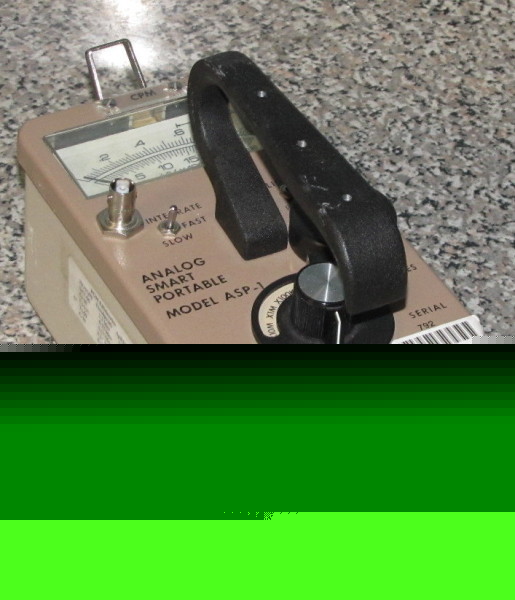 ^eberline asp-1 geiger counter radiation detector/probe