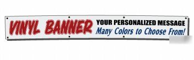 Huge custom vinyl banner 8FT X1FT full color 
