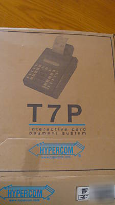 Hypercom T7P-t credit card terminal w/thermal printer