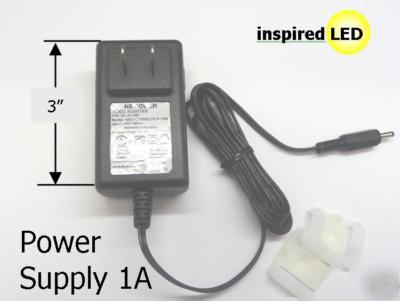 12V power supply 1 amp - use with inspired led systems