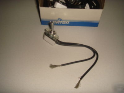 6 boxes of 10 ea (60 ea) levitan on-off toggle switches