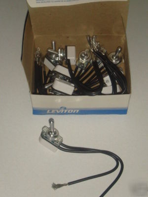 6 boxes of 10 ea (60 ea) levitan on-off toggle switches