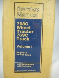 CATERPILLAR_768C_WHEEL TRACTOR_769C_TRUCK_SRVICE manual