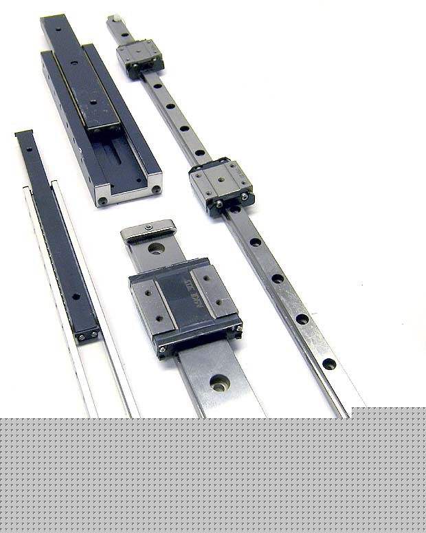Lot 4 thk del-tron sliding rail actuator positioner rsr