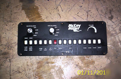 Mccoy miller switch panel ambulance, fire, rescue