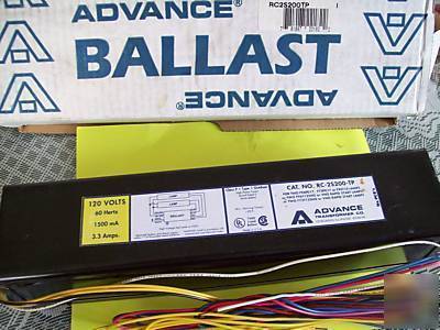 New 1 120V rap st ballast advance rc-2S200-tp RC2S200TP