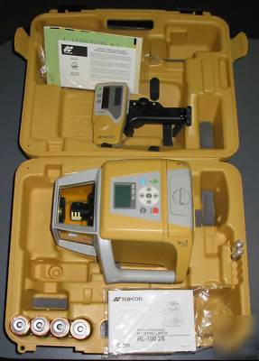New topcon rl-100 2S-l rotating slope laser outfit