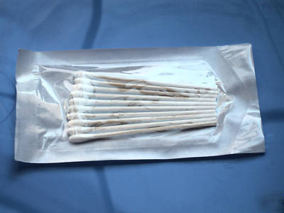 Set of 650 sterile short q-tip cottonswabs eye surgery 