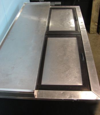 True deep well slide top beer cooler, 50