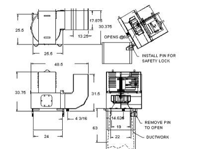 Utility set heavy duty restaurant exhaust fan 5000 cfm